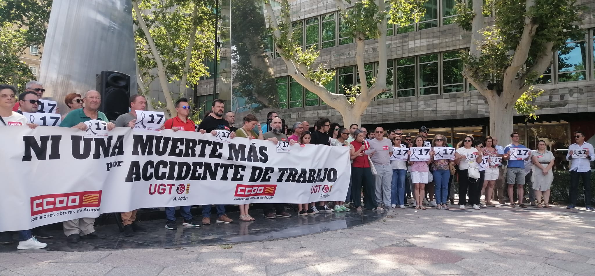 Concentracion 17 victimas