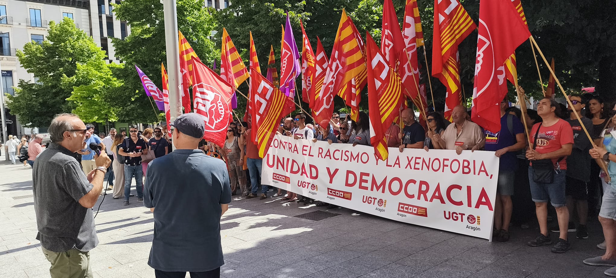 Concentración contra el racismo