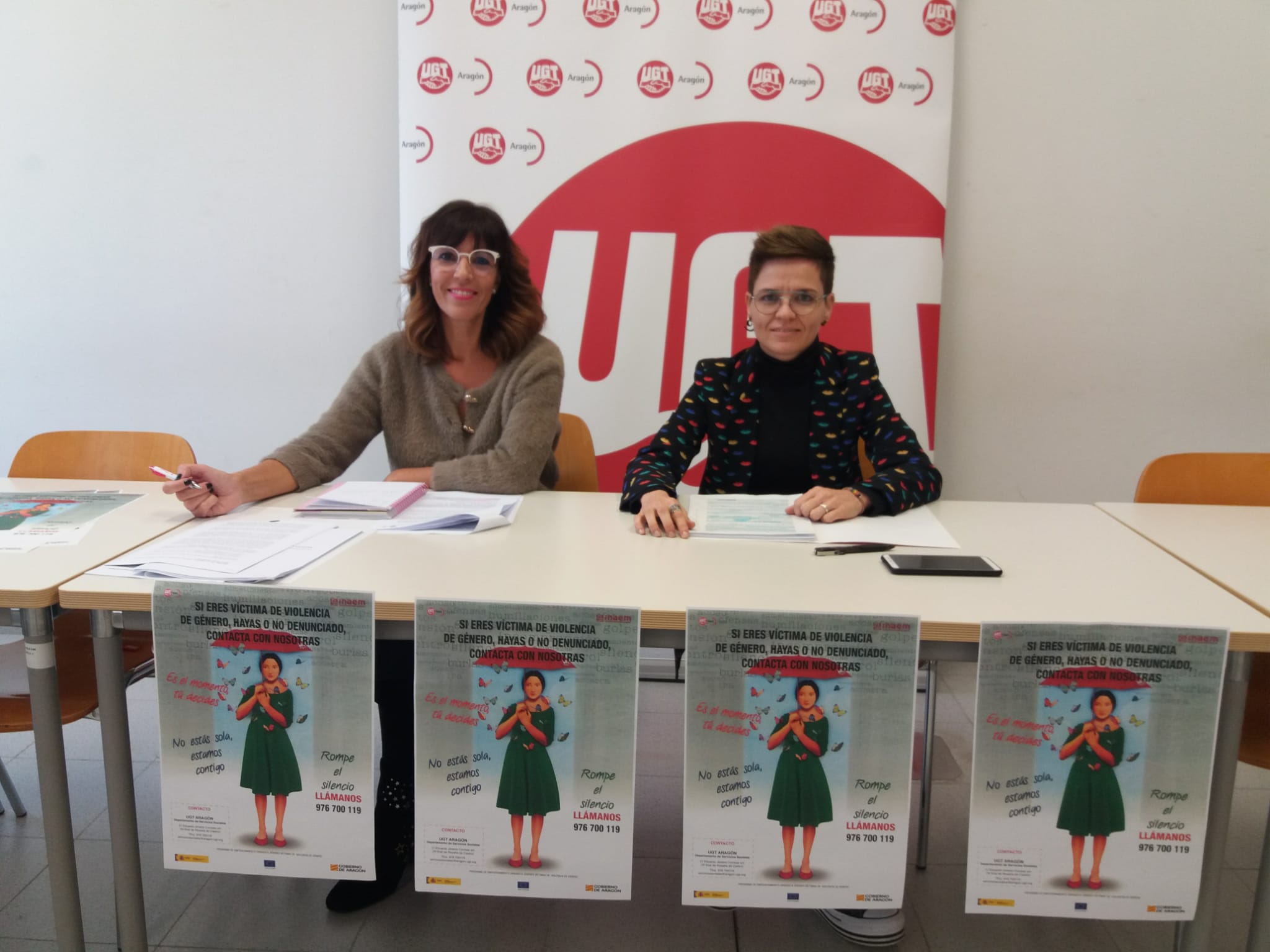  UGT Aragón  satisfecha con los resultados de inserción laboral del  programa de jóvenes desempleadas  víctimas de violencia de género