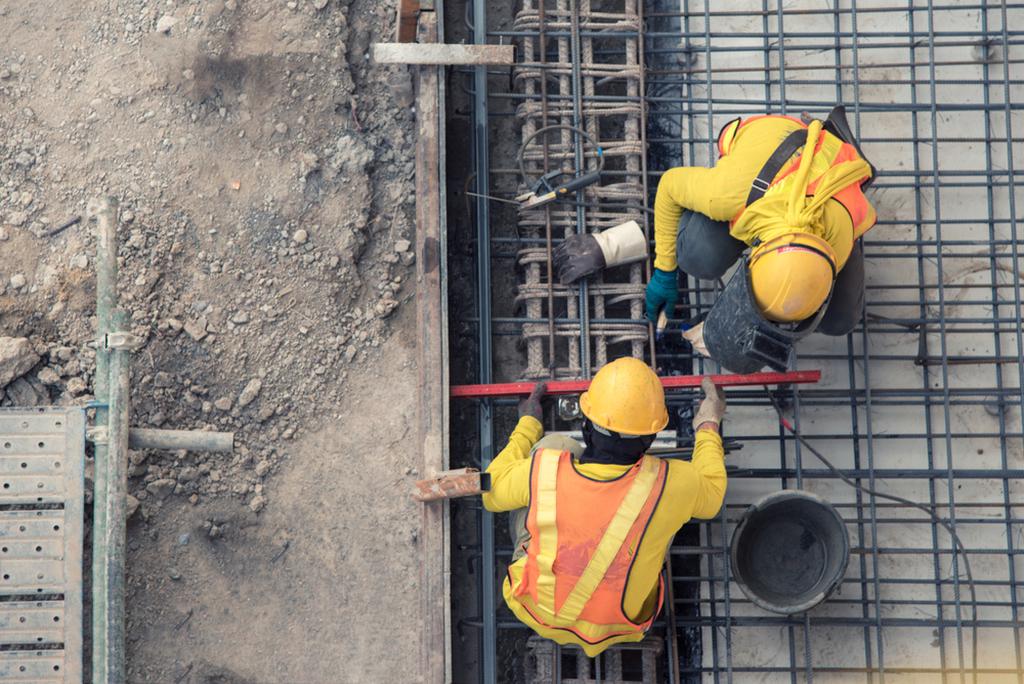 obreros trabajando